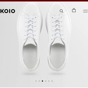 KOIO White Capri Sneakers Minimalist Design